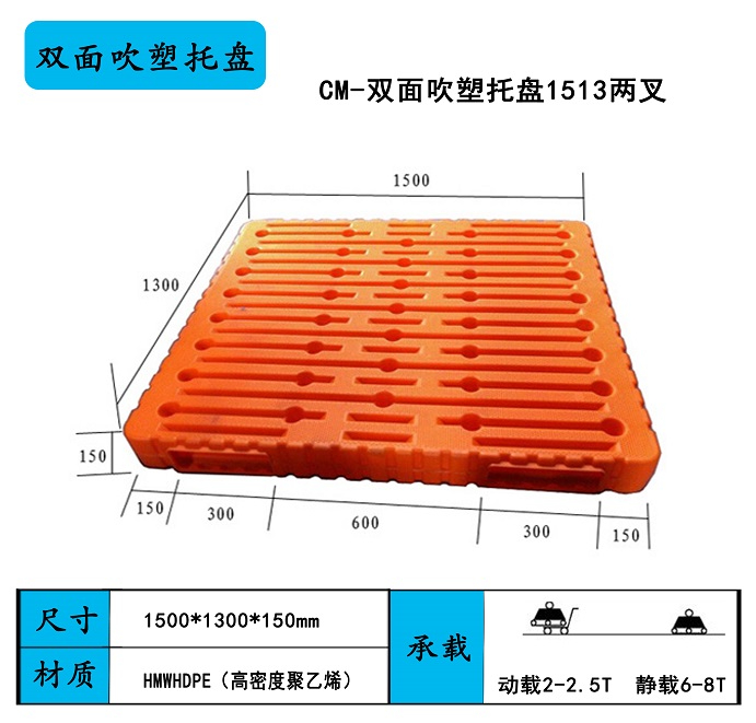 1513双面吹塑托盘