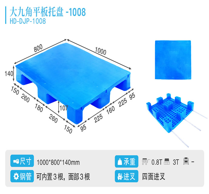 大九角平板1008